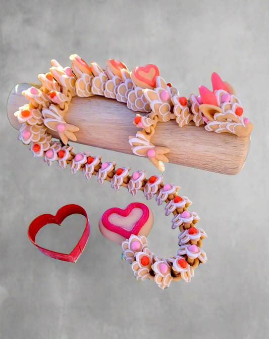 Heart Sugar Cookie Dragon