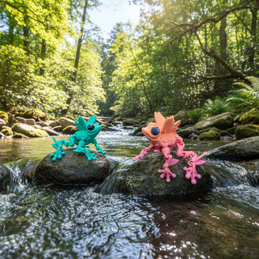 Flutterfrog Butterfly Frog – Cute Fantasy Frog Figurine – Desk Buddy Gift