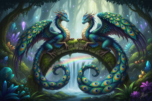 Adult Dragon Field Guide #2: Peacock Dragon Adult