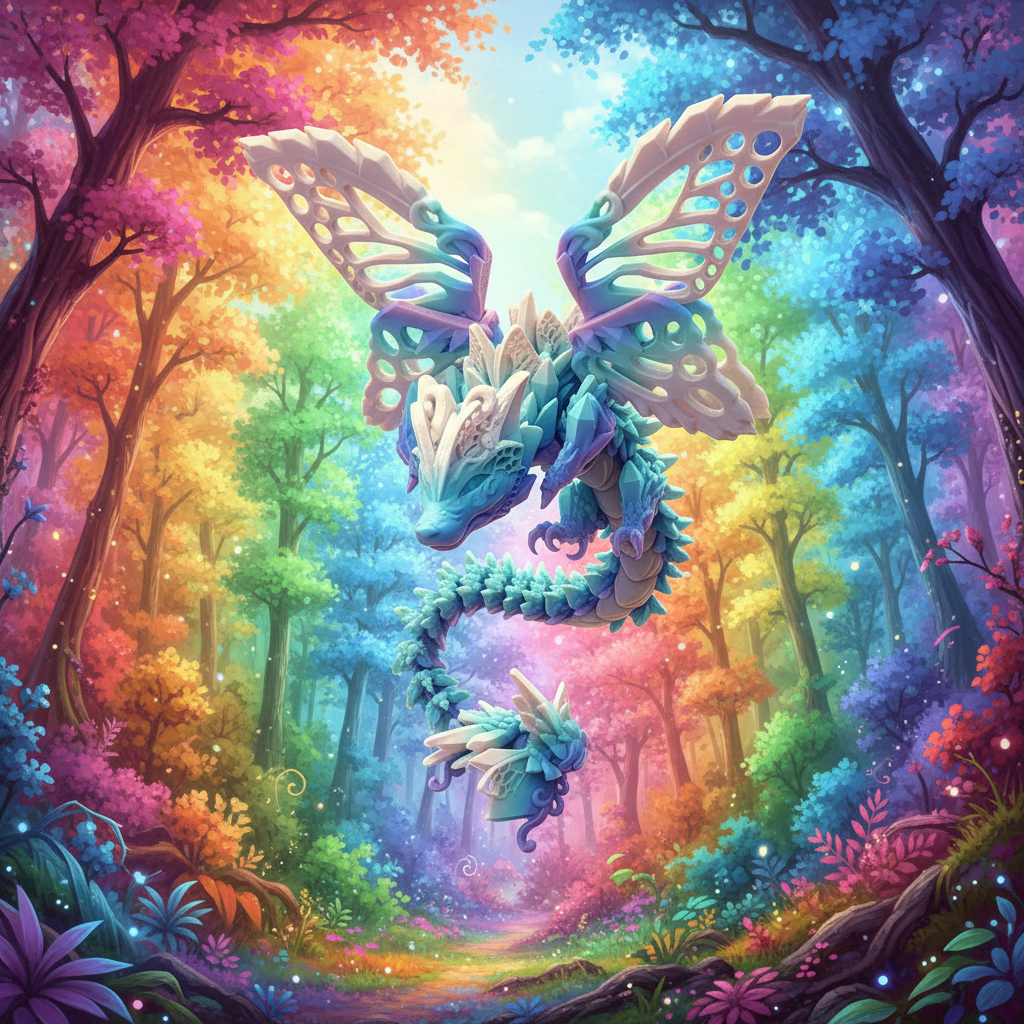 Fae Wolf Winged Dragon Adult