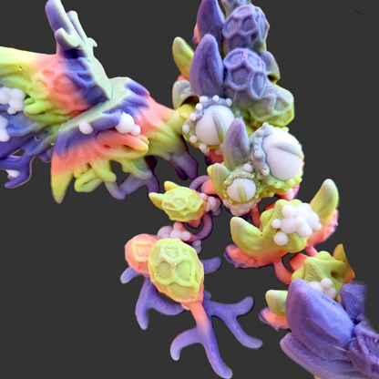 Infested Dragon (Adult) – Articulated Fantasy Dragon – Spooky Collector Display & Gift