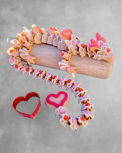 Heart Sugar Cookie Dragon