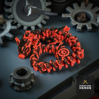 Steampunk Gear Dragon Tadling